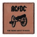 AC DC Canon toppa ufficiale intrecciata patch