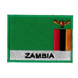 Aufnäher Patch Flagge Sambia