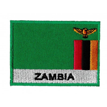 Aufnäher Patch Flagge Sambia