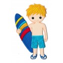 Iron-on Patch young surfer