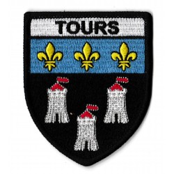 Patche écusson Tours blason armoiries